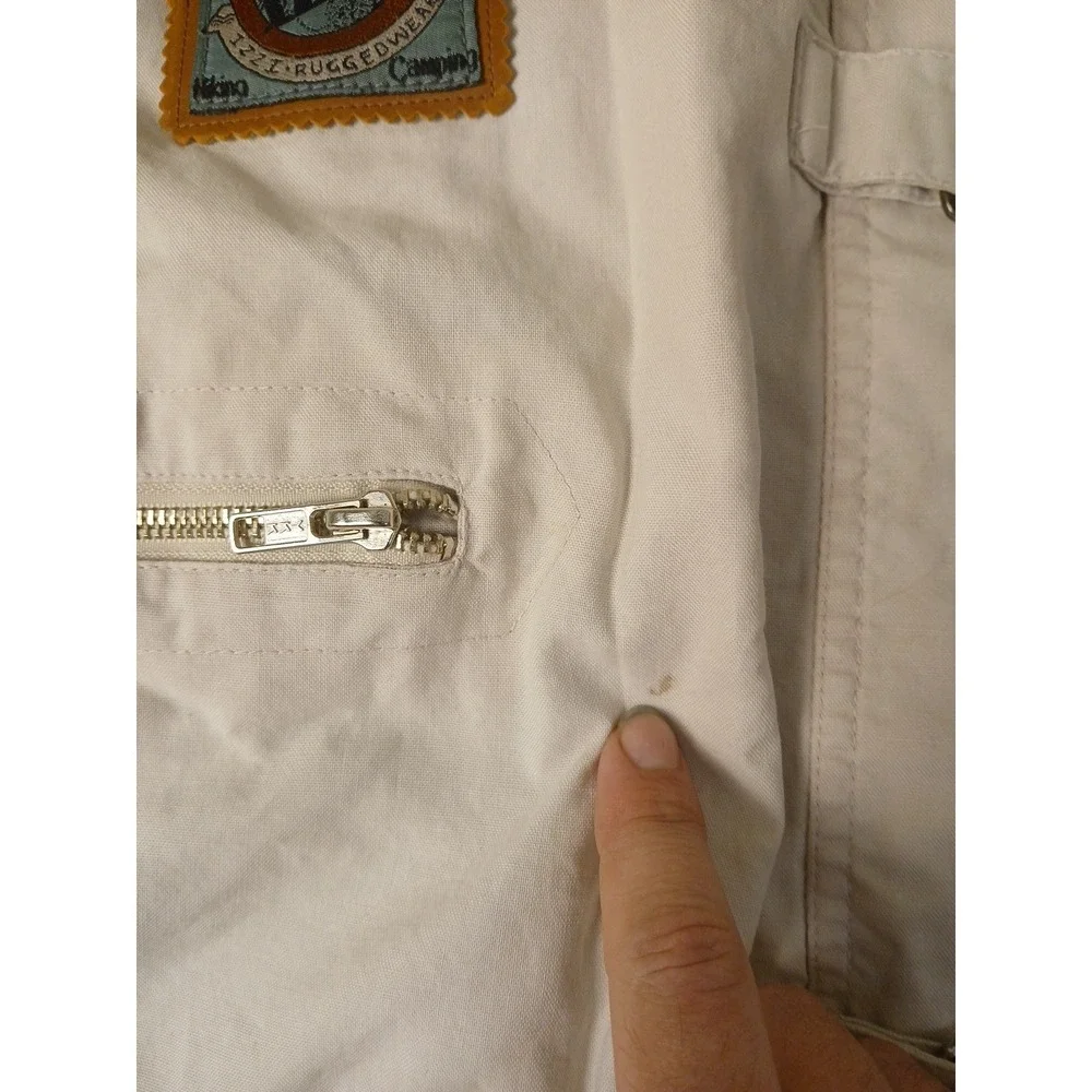 IZZI RAGGEDWEAR Women's Jacket - Color Ivory - Size M / L (No Size Tag) - Picture 3 of 11